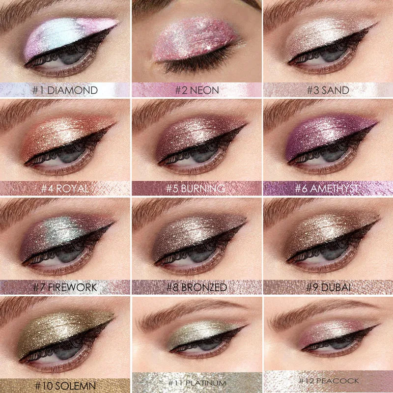 Diamond Liquid Eyeshadow 14 Colors